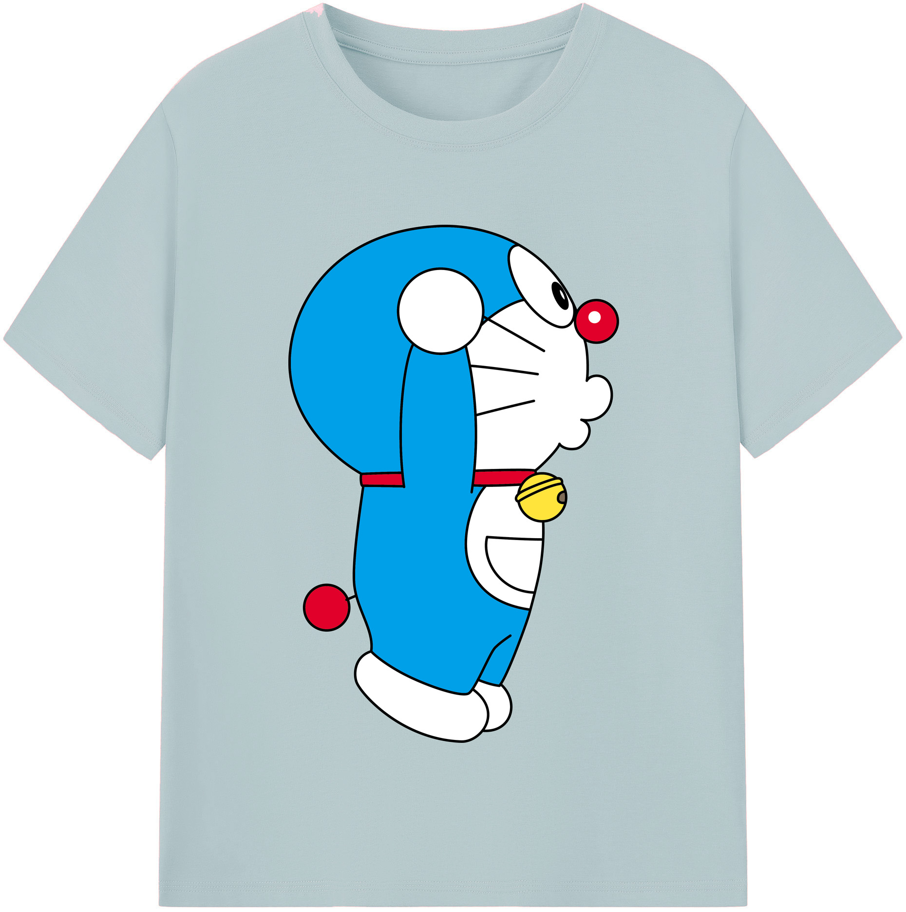 （画像用） ドラえもん Doraemon 綿100％半袖Tシャツ（フロントプリント）